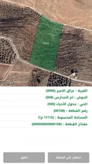  4 ارض للبيع في ام المدارس عراق الامير
