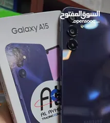  2 جهاز جديد بالكرتونة Samsung A15 رام 12 جيجا 128 مكفول سنة متوفر توصيل