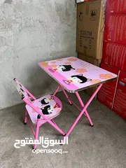 2 كرسي اطفال برسومات كرتونيه مميزه للدراسه واللعب بتصاميم جذابه
