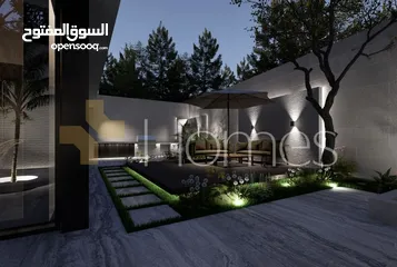  4 فيلا مع مسبح - قيد الانشاء - للبيع في الظهير بمساحة بناء 750م
