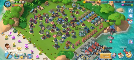  1 حساب Boom Beach