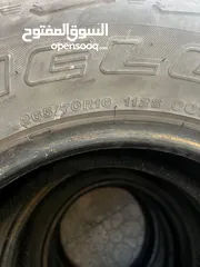  6 طقم كوشوك بريدجيستون A/T  265/70/16