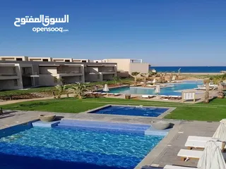  12 بفيو البحر استلم شاليه 144م للبيع متشطب في السخنه sea view receive 144m chalet for sale ff in sokhna