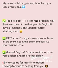  1 IELTS, PTE and General English teacher