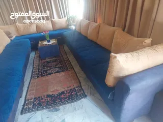  2 طقم كورنر 14 مقعد +طربيزات عدد 2