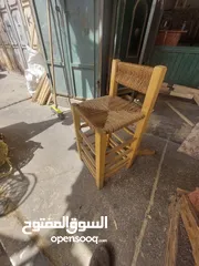  2 كراسي قهوة خيش تفصيل يدوي