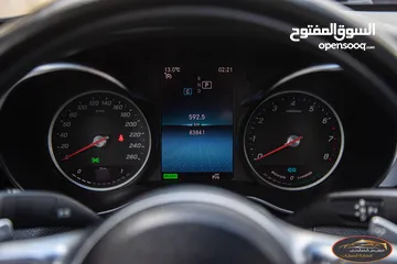  19 Mercedes C200 2019 Mild hybrid Amg kit Night Package   السيارة وارد الشركة و قطعت مسافة 83,000 كم