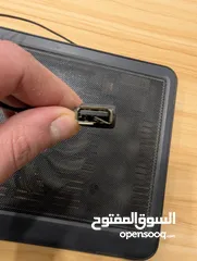  5 مروحه للاب توب وال بلايستيشن +ادابتر مخارج