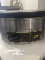  9 Roller Grill Crip Maker و Roller Grill Waffle Maker  فرن 5 طبقات تفصيل من حنفيه