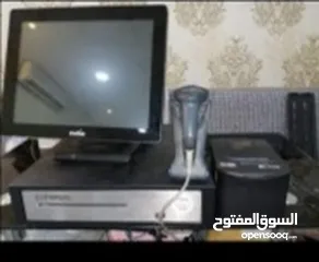  3 نقاط بيع شاشة مع كمبيوتر خاص