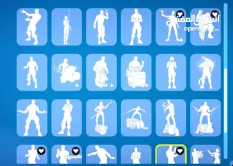  6 حساب فورت نايت للبيع بسعرر حرققققق  من الشابتر الثاني السيزون الرابع مشحون فيه 2 باتل باس