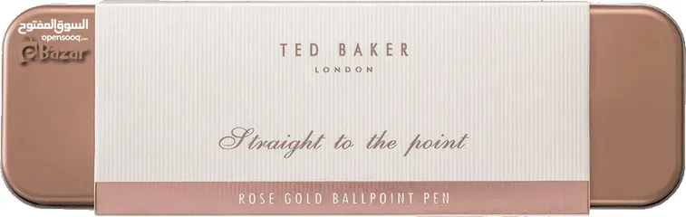  8 قلم تيد بيكر بالذهب الوردي / Ted Baker Rose Gold Pen