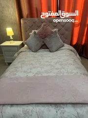  9 Bed Set with Mattress and Side Table