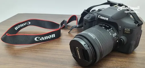  3 كاميرا Canon 750D