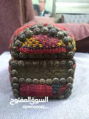  7 صندوق قديم تراثي مطعم نحاس