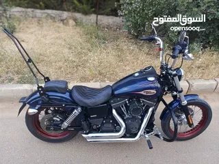  10 Harley Davidson street bob 2013.1700ccبحاله الوكاله