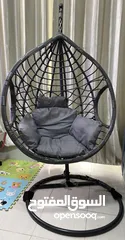  1 Hangging chair with free cushion  Light used Same as new