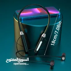  3 سماعات الأذن اللاسلكية الرياضية بدون أسلاك مع حلقات للرقبة،