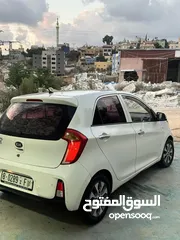  4 كيا بكانتو 2016 فحص نخب ولا غرام بويا  ماشيه 90 الف  ترخيص وتامين لشهر 4  كراسي جلد