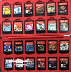  6 أشرطة ألعاب ننتندو سويتش - Nintendo Switch Games