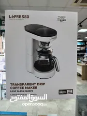  1 LEPRESSO Transparent Drip Coffee Make Glass Carafe - LPDRPCOFM (NEW)