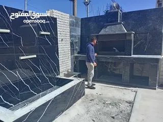 14 ورق جدران والشيبورد وبانوهات باركيه بديل الرخام وبديل الحجر والقرميد والفاير بليس وجبسن بورد