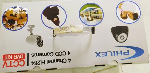  2 نظام مراقبة CCTV Sytem 4 Cameras 500gb - NEW