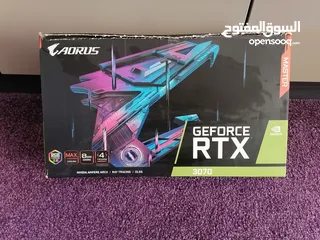  3 كرت شاشة Aorus RTX3070 Master led