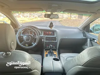  19 جيب اودي Q7 2007  كوارتر فل اوبشن كامل بانوراما اعلى صنف فحص كامل بحالة الوكالة