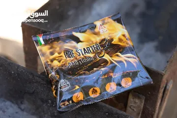  1 مشعل فحم طبيعي متعدد الاستخدامات سريع الاشتعال صناعة محلية يدوم لفترة طويلة