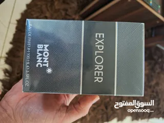  1 عطر مونت بلانك اكسبلورر 100 مل Eau De Parfume اصلي 100% رجالي مميز وفاخر جدا  من السوق الحرة الرياض
