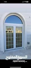  11 u p v c door window aluminum glass