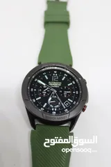  27 SAMSUNG GALAXY WATCH 3 SIZE 45MM WITH ARMY GREEN RUBBER BAND