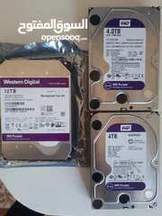  1 WD PURPLE 8TB + 4TB×2