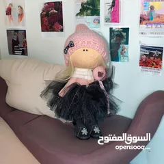  4 دمى مصنوعة يدويا - Handmade dolls