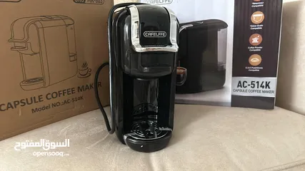  4 ماكينة قهوة للبيع ، جديد بالكرتونة لم تفتح ولا تتشغل أبداً .