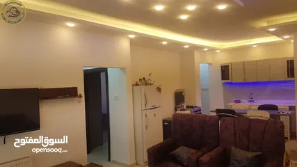  11 شقة مفروشة مميزة للبيع في السابع قرب جمعية خليل الرحمن طابق ثاني 93م تشطيب سوبر ديلوكس