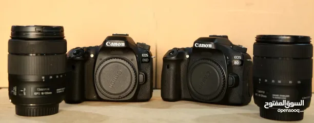  2 متوفر كاميرات وعدسات   كانون 80d  750d  1200d 4000d