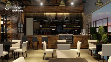  4 للايجار مطعم ومقهي بالسالمية مساحة 270 متر  For rent Restaurant and café in Salmiya 270 m