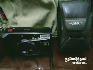  4 كاميرا تصوير ياشيكا ياباني اصلى ، Yashica MG-2 auto flash