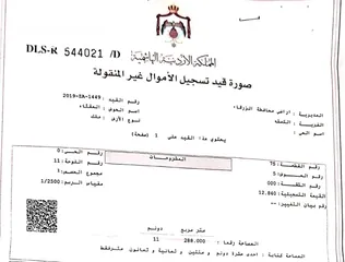  1 فرصه استثماريه جميله ارض للبيع في الكمشه جميله ومطله ومرتفعه