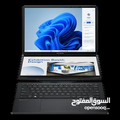  2 Laptop ASUS Zenbook Duo OLED Ultra 7 185H  لابتوب اسوس دو الترا 7