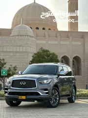  2 إنفينيتي QX80 2019  فول مواصفات بنظافة مميزة