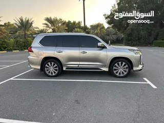  4 LEXUS LX 570 -GCC - 2017 - free Accident