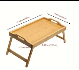  2 طاولة خشبيه قابلة لطيء