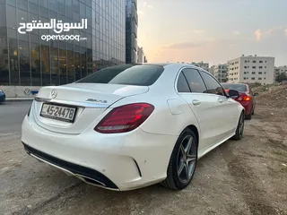  10 مرسيدس C 200 AMG للبيع كاش او اقساط بحالة الوكالة موديل 2015 محدثة 2020