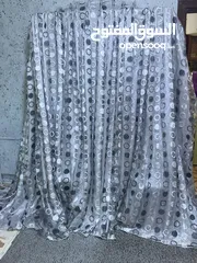  2 برداي لون سكني مبطنة و منقوشة لون سكني جميل جداً وأيضاً لمعه تشبه لمعه البرادي الجديدة ...فقط..10د