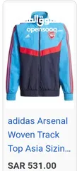  2 adidas arsenal jacket and pants new