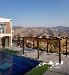  5 شالية - جرش ب اطلالة سد الملك طلال