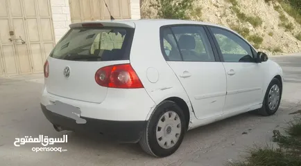  3 فولكسفاجن جولف 2008 ماطور 1900 أصل تدريب سياقة  لون ابيض حالة السيارة ممتازة
